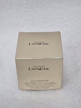 Avon Isa Knox LX NEW Ultimate Rejuvenating Dual Night Cream Firming .84 oz